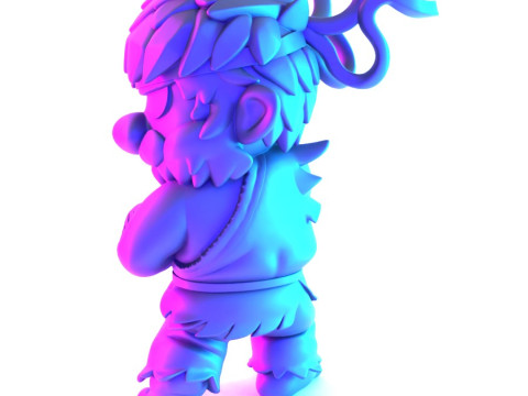 3D Printing Mario Bros Ryu Street Fighter toy Model 3D
