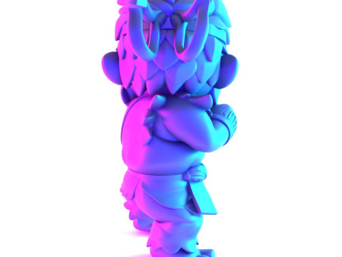 3D Printing Mario Bros Ryu Street Fighter toy Model 3D
