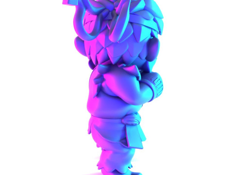 3D Printing Mario Bros Ryu Street Fighter toy Model 3D