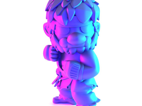 3D Printing Mario Bros Ryu Street Fighter toy Model 3D