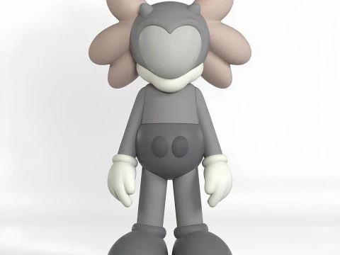 3D Baskı SARU Coma D&uuml;nya Harikalar Diyarı ARKIV VILMANSA oyuncağı 3D Model