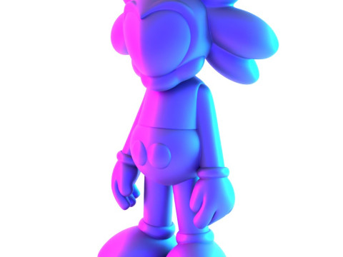 3D Printing SARU Coma Earth Wounderland ARKIV VILMANSA toy Modelo 3D