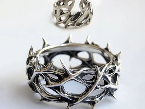 Іграшка з каблучкою та терновим вінцем із 3D-друком 3D Модель