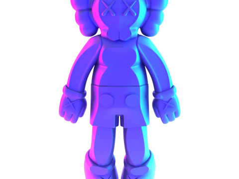 3D Printing Companion Kaws Holiday toy 3D मॉडल