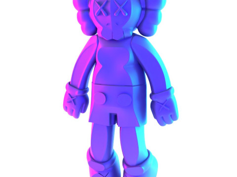 3D Printing Companion Kaws Holiday toy 3D मॉडल