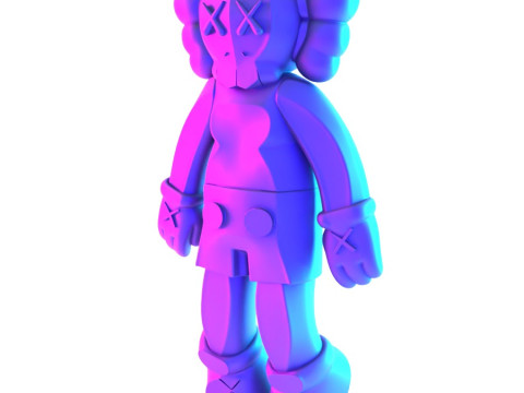 3D Printing Companion Kaws Holiday toy 3D मॉडल