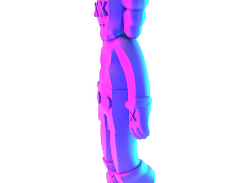 3D Printing Companion Kaws Holiday toy 3D मॉडल