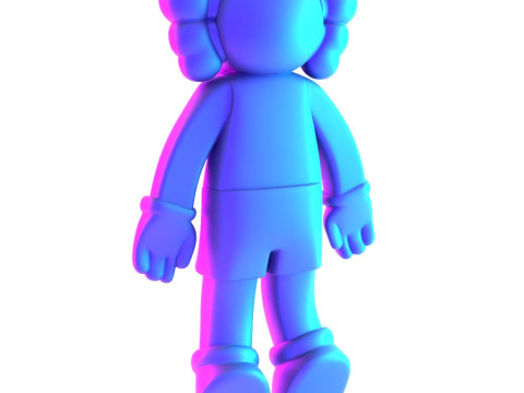 3D Printing Companion Kaws Holiday toy 3D मॉडल