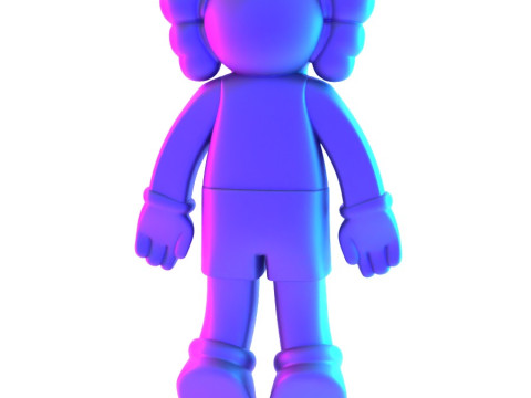 3D Printing Companion Kaws Holiday toy 3D मॉडल