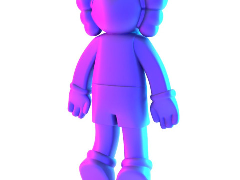 3D Printing Companion Kaws Holiday toy 3D मॉडल