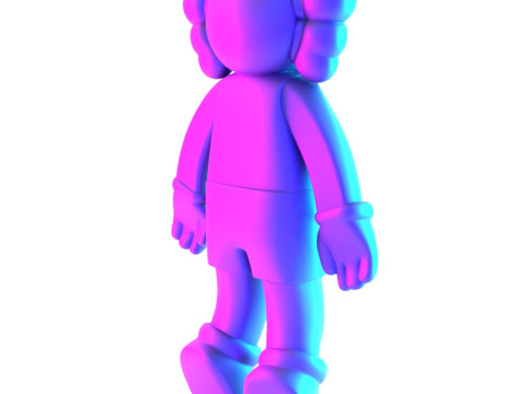 3D Printing Companion Kaws Holiday toy 3D मॉडल