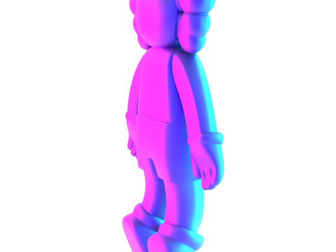 3D Printing Companion Kaws Holiday toy 3D मॉडल