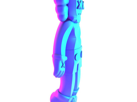 3D Printing Companion Kaws Holiday toy 3D मॉडल