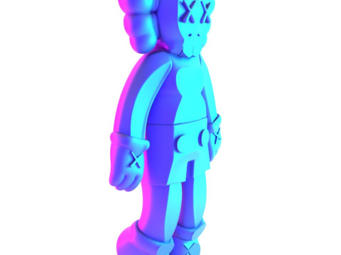 3D Printing Companion Kaws Holiday toy 3D मॉडल
