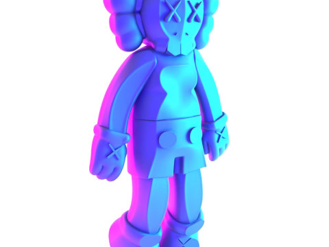 3D Printing Companion Kaws Holiday toy 3D मॉडल