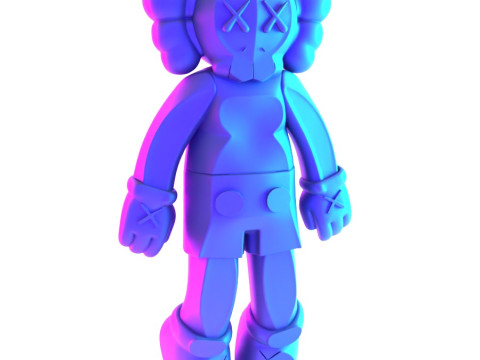 3D Printing Companion Kaws Holiday toy 3D मॉडल