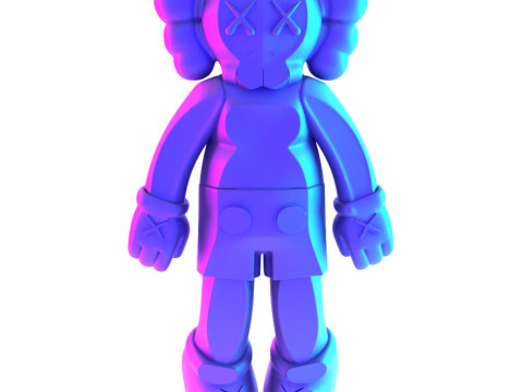 3D Printing Companion Kaws Holiday toy 3D मॉडल