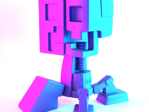 3D Printing Creeper Minecraft Anatomy Dissected toy Modello 3D