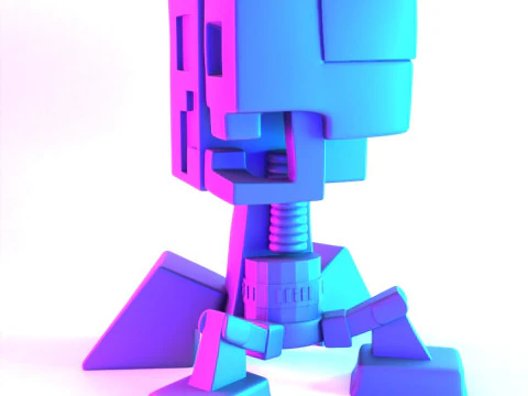3D Printing Creeper Minecraft Anatomy Dissected toy 3D Model