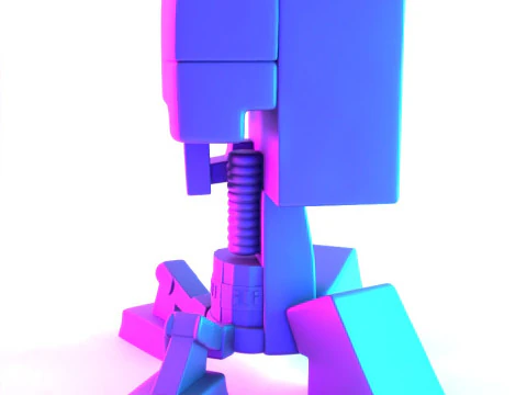 3D Printing Creeper Minecraft Anatomy Dissected toy 3D Model