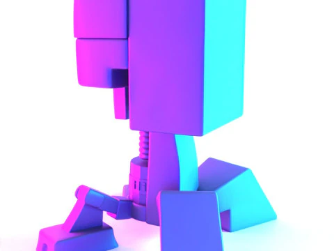 3D Printing Creeper Minecraft Anatomy Dissected toy 3D Model