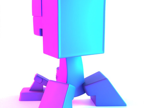 3D Printing Creeper Minecraft Anatomy Dissected toy Modello 3D