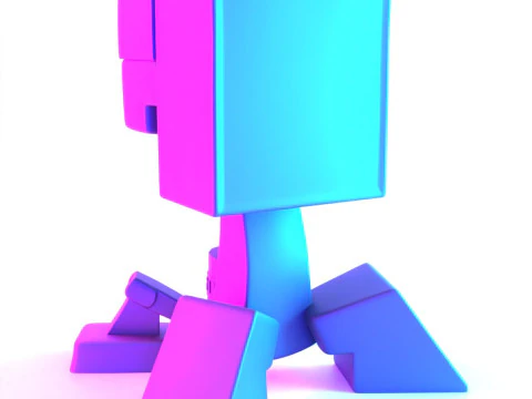 3D Printing Creeper Minecraft Anatomy Dissected toy 3D Model