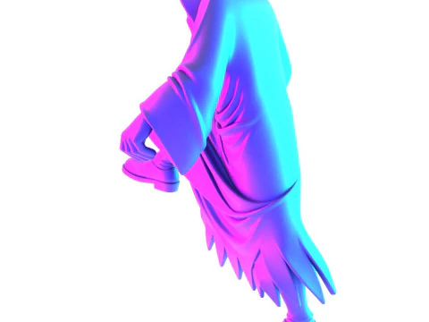 3D Printing Ghostface Scream Scary Movie toy 3D Model