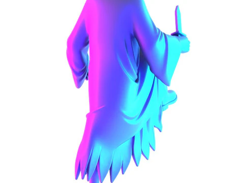 3D Printing Ghostface Scream Scary Movie toy 3D Model