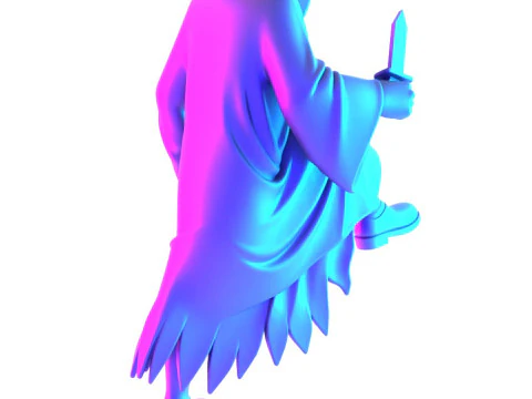 3D Printing Ghostface Scream Scary Movie toy 3D Model