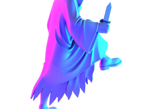 3D Printing Ghostface Scream Scary Movie toy 3D Model