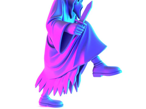 3D Printing Ghostface Scream Scary Movie toy 3D Model