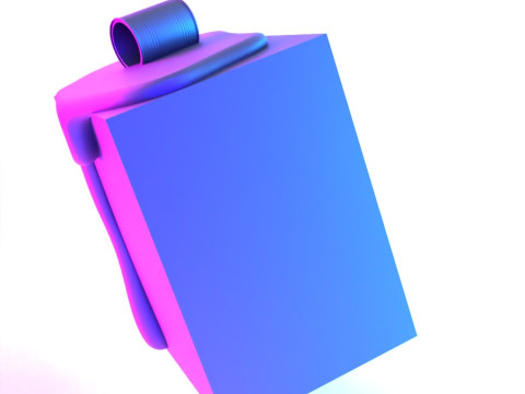 3D打印粉色糖果溢出滴熔玩具 3D 模型