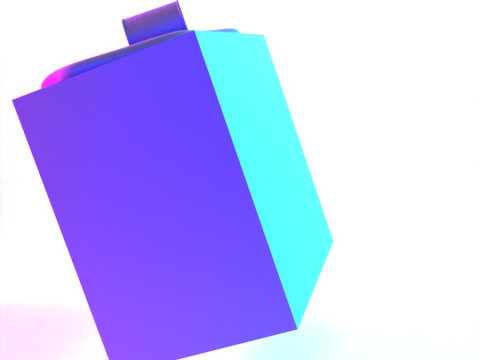 3D打印粉色糖果溢出滴熔玩具 3D 模型