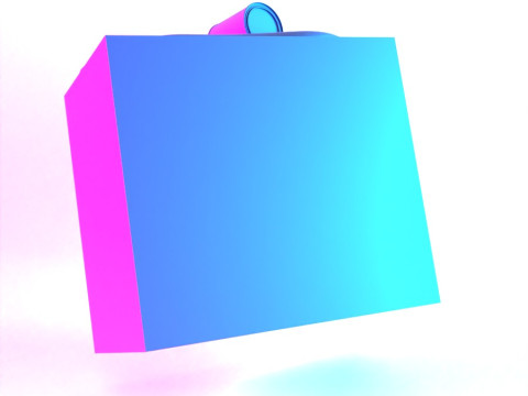 3D打印粉色糖果溢出滴熔玩具 3D 模型