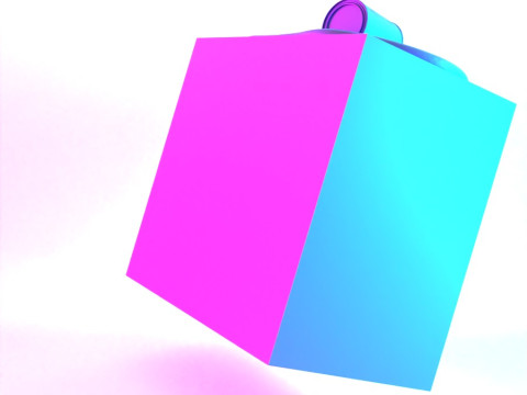 3D打印粉色糖果溢出滴熔玩具 3D 模型