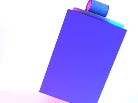 3D打印粉色糖果溢出滴熔玩具 3D 模型