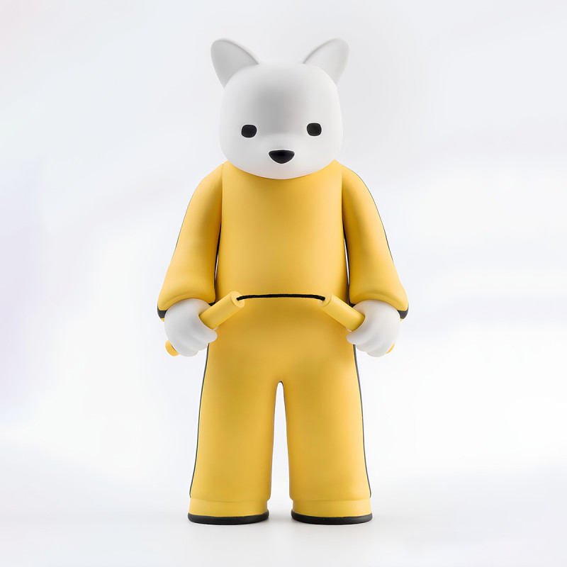 3D Printing Bruce Lee Bear Game of Death Nunchakus Luke Chueh toy 3D Model .c4d .max .obj .3ds .fbx .stl .blend 