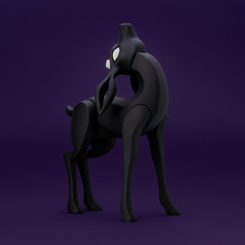 3D Printing Deer Cervus Minimalist Ornament Decoration toy Modello 3D .c4d .max .obj .3ds .fbx .stl .blend 