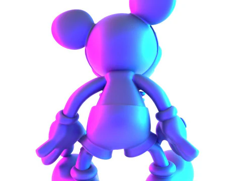 3D-печать жуткой игрушки &laquo;Кости Микки Мауса&raquo; 3D Модель