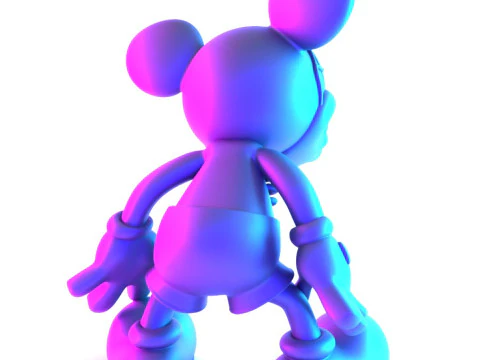 3D-печать жуткой игрушки &laquo;Кости Микки Мауса&raquo; 3D Модель