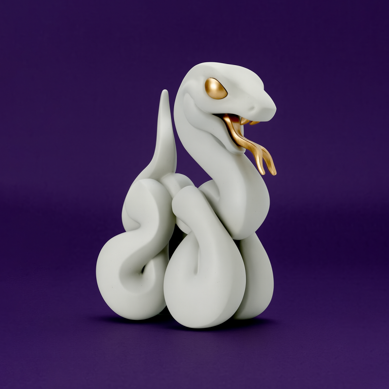 3D Printing Snake Minimalist Ornament Decoration toy 3D Modell .c4d .max .obj .3ds .fbx .stl .blend 