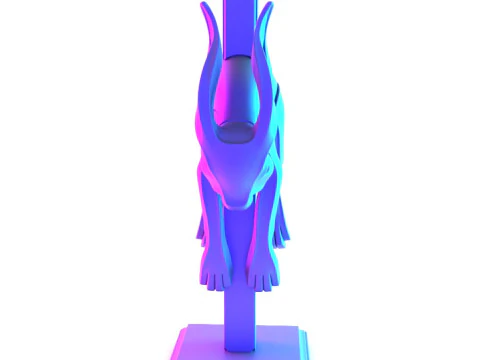 3D Printing Jumper Sad Bunny Minimalist Ornament Decoration toy 3D Model