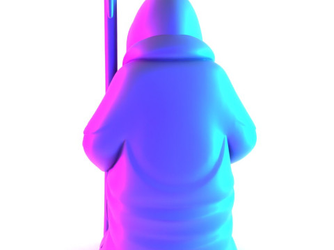 3D Printing Grim Reaper Death Reading How to be loved Heartbreak toy 3D 모델