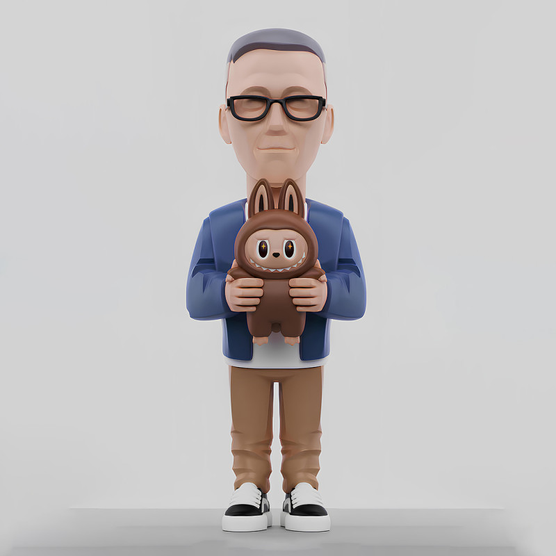 3D Printing Kasing Lung LABUBU ZIMOMO CREATOR The Monsters toy Model 3D .c4d .max .obj .3ds .fbx .stl .blend 