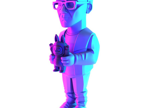 3D Printing Kasing Lung LABUBU ZIMOMO CREATOR The Monsters toy Model 3D