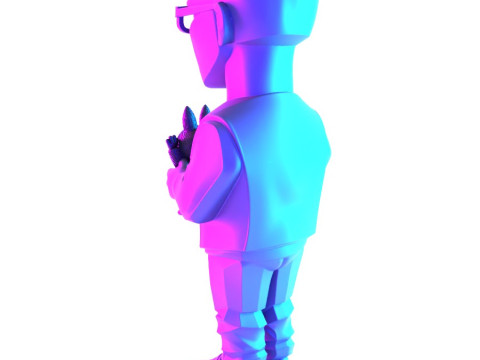 3D Printing Kasing Lung LABUBU ZIMOMO CREATOR The Monsters toy Model 3D
