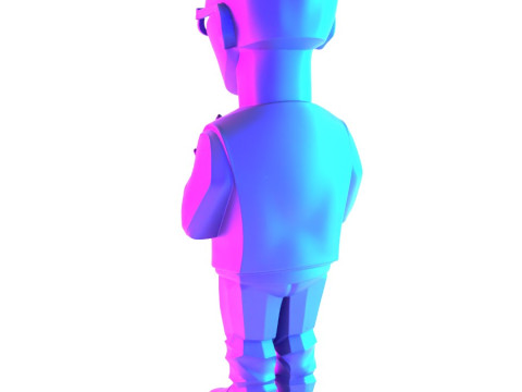 3D Printing Kasing Lung LABUBU ZIMOMO CREATOR The Monsters toy Model 3D