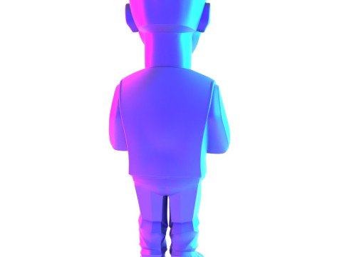 3D Printing Kasing Lung LABUBU ZIMOMO CREATOR The Monsters toy Model 3D