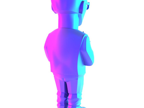 3D Printing Kasing Lung LABUBU ZIMOMO CREATOR The Monsters toy Model 3D